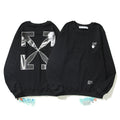 Off-White Black Skeleton X-Arrow Crewneck Sweatshirt
